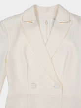 Roland Mouret Cream Tailored Midi Dress