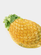 Les Ottomans Set of 2 Handpainted Pineapple Ceramic Side Plates