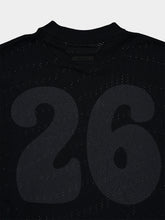 Fear Of God Essentials Vintage Black Sport Mesh Merch T-Shirt Boxy Fit