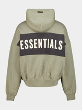 Fear Of God Essentials Seal Heather and Iron Grey Panelled Hooded Sweatshirt
