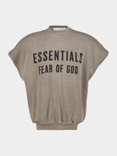 Fear Of God Essentials Homestead Heather Cut-Off Sleeve Sweatshirt