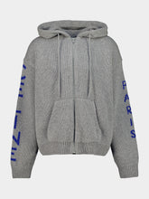 Celine HOODED CARDIGAN L/S ZIP-UP WOOL