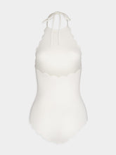 Marysia Scalloped Halterneck Swimsuit