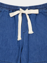 Commas Blue Walk Denim Cotton Shorts