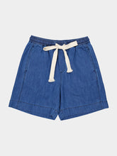 Commas Blue Walk Denim Cotton Shorts