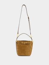 Tom Ford Whisky Brown Bucket Bag in Suede Leather