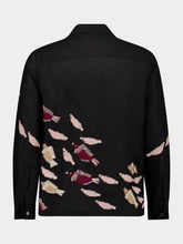 Baziszt Black Embroidered Marine Shirt