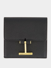 Tom Ford Black Tara Grain Leather Card Holder