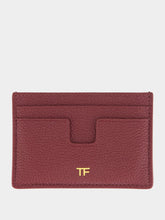 Tom Ford Red Plum Leather Card Holder
