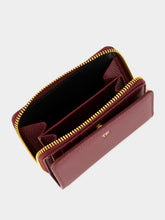 Tom Ford Red Plum Grain Leather Mini Wallet