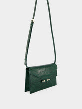 Tom Ford Emerald Croc-Effect Leather Shoulder Bag
