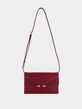 Tom Ford Ruby Red Aube Mini Bag in Supple Grain Leather