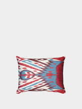 Les Ottomans Ikat Silk Cushion