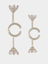 Panconesi Silver Diamanti Spina Ear Cuffs