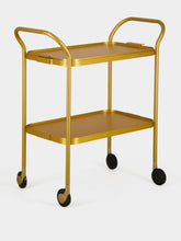 Kaymet Gold Ribbed Aluminium Trolley