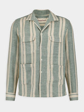 Baziszt Kurt Matka Silk Stripe Shirt