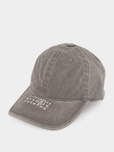 MM6 Maison Margiela Grey Washed Cotton Label Cap