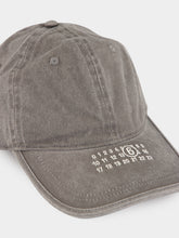 MM6 Maison Margiela Grey Washed Cotton Label Cap