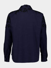 Baziszt Blue Floral Embroidered Jacket