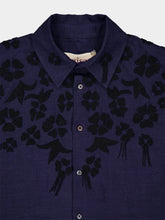 Baziszt Blue Floral Embroidered Jacket