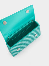 Amina Muaddi Superamini Paloma Crystal Clutch