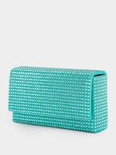 Amina Muaddi Superamini Paloma Crystal Clutch