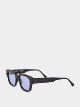 Ahlem Rivoli Black and Sky Blue Sunglasses