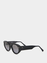 Ahlem Black and Grey Gradient Art Deco Sunglasses