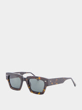 Ahlem Magenta Brown Square Sunglasses