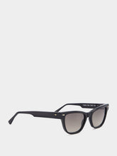 Ahlem Cassette Sunglasses in Black and Rain Gradient
