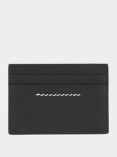 MM6 Maison Margiela Black Leather Numeric Card Holder