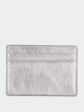 MM6 Maison Margiela Silver Numeric Leather Card Holder