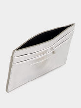 MM6 Maison Margiela Silver Numeric Leather Card Holder