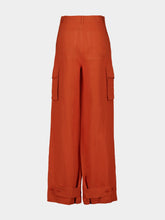 Paula Saguaro Cinnamon Stick Linen Cargo Pants