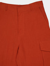 Paula Saguaro Cinnamon Stick Linen Cargo Pants