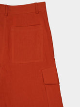 Paula Saguaro Cinnamon Stick Linen Cargo Pants