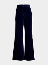 Sam Poseidon Wide-Leg Velvet Pants