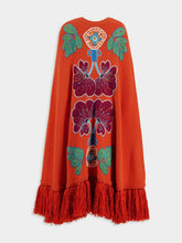 Paula Saphire Rooibos Tea Embroidered Cape