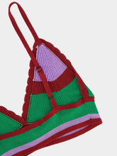 Paula Sard Stripes Knitted Bra