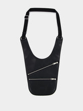 MM6 Maison Margiela Black Leather Shoulder Bag