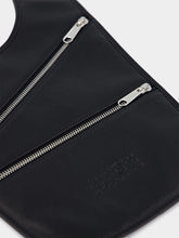 MM6 Maison Margiela Black Leather Shoulder Bag