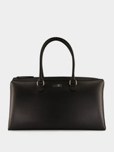MM6 Maison Margiela Black Leather Bauletto Weekend Bag