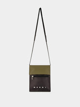 Marni Deep Sage and Black Tribeca Pouch