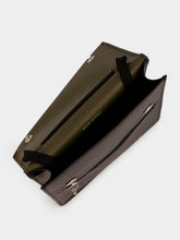 Marni Deep Sage and Black Tribeca Pouch