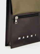 Marni Deep Sage and Black Tribeca Pouch