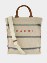 Marni Logo-Print Canvas Tote Bag