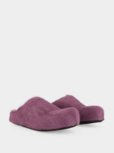 Marni Light Lilac Calf Hair Fussbett Sabot
