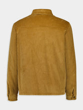 Prada Corduroy Shirt with Enamel Triangle Logo