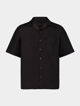 Prada Black Technical Cotton Short-Sleeved Shirt