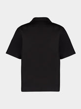 Prada Black Technical Cotton Short-Sleeved Shirt